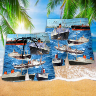 Ship Love Ocean And Sky - Beach Short - Owl Ohh - Owl Ohh
