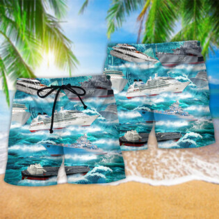 Ship Over Sea Style - Beach Short - Owl Ohh - Owl Ohh
