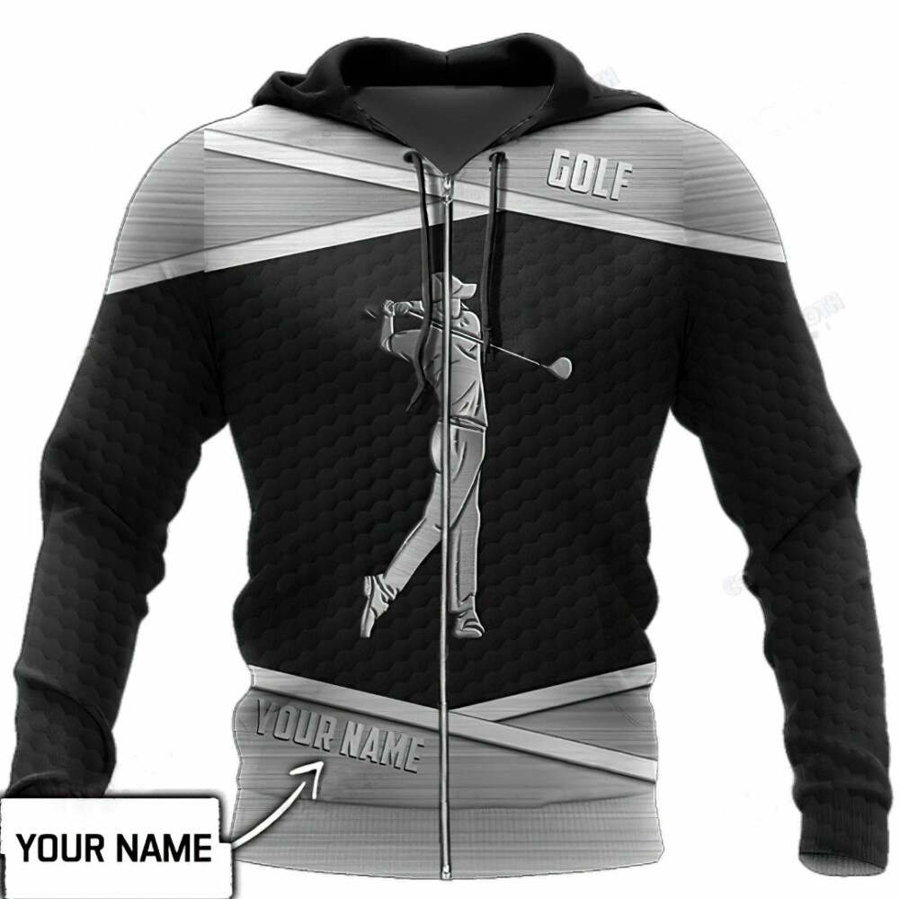 Silver Golf Personalized - Hoodie - HOOD02NGA231121