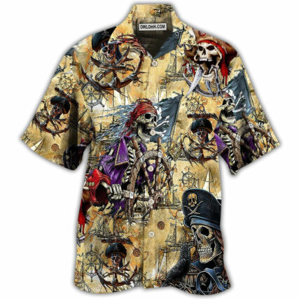Skull Pirate Amazing Cool - Hawaiian Shirt - Owl Ohh - Owl Ohh