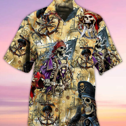 Skull Pirate Amazing Cool - Hawaiian Shirt - Owl Ohh - Owl Ohh