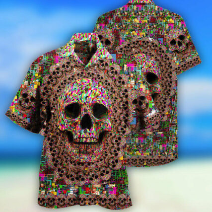 Skull Amazing Smiling - Hawaiian Shirt - Owl Ohh - Owl Ohh