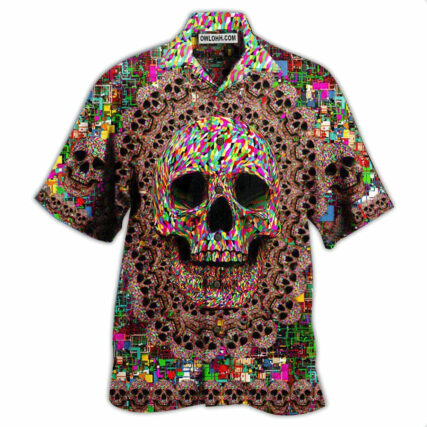 Skull Amazing Smiling - Hawaiian Shirt - Owl Ohh - Owl Ohh