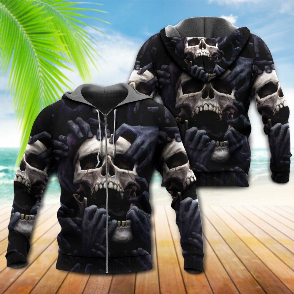 Skull And Darkness Amazing - Hoodie - Owl Ohh - Owl Ohh
