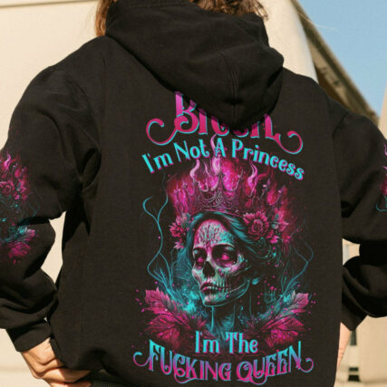 I'M THE F QUEEN SUGAR SKULL ALL OVER PRINT - TLTW0604231