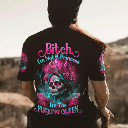 I'M THE F QUEEN SUGAR SKULL ALL OVER PRINT - TLTW0604231