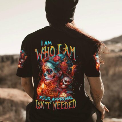 I AM WHO I AM SKULL ALL OVER PRINT - TLTW0504234
