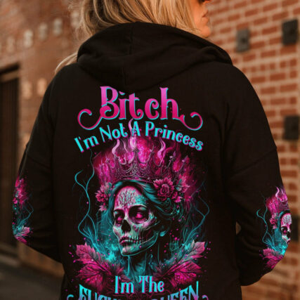 I'M THE F QUEEN SUGAR SKULL ALL OVER PRINT - TLTW0604231