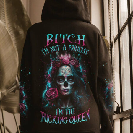 I'M THE F QUEEN SUGAR SKULL ALL OVER PRINT - YHLN1104231