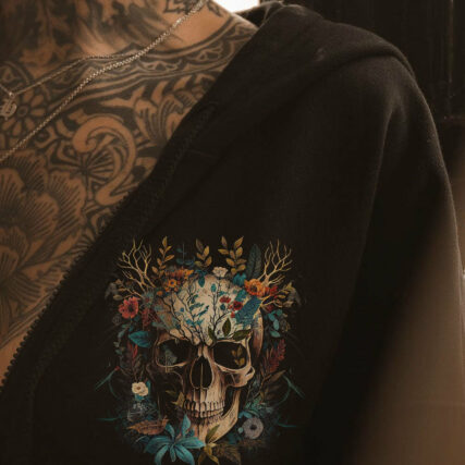 AND INTO THE FOREST I GO SKULL ALL OVER PRINT - TLNT1204232