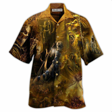Skull Go To Hell Skull - Hawaiian Shirt - Owl Ohh - Owl Ohh