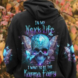 KARMA FAIRY SKULL BUTTERFLY ALL OVER PRINT - YHDU2803234