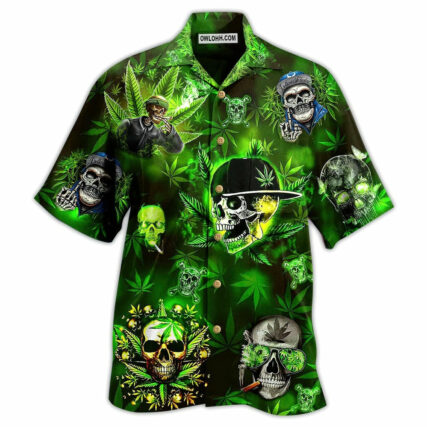 Skull Let's Get High - Hawaiian Shirt - Owl Ohh - Owl Ohh