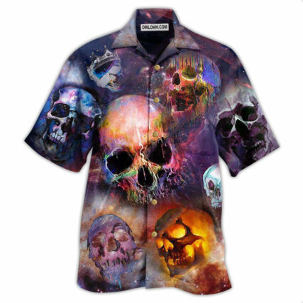 Skull Life Is Short Don't Turn Into Skull - Hawaiian Shirt - Owl Ohh - Owl Ohh