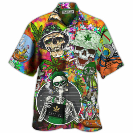 Skull Love Life So Hight - Hawaiian Shirt - Owl Ohh - Owl Ohh
