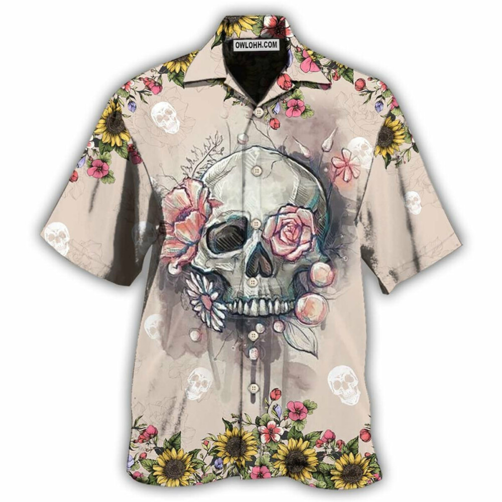 Skull Life Cute Style - Hawaiian Shirt - Owl Ohh - Owl Ohh