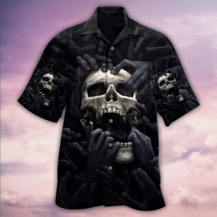 Skull Love Darkness - Hawaiian Shirt - Owl Ohh - Owl Ohh