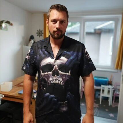 Skull Love Darkness - Hawaiian Shirt - Owl Ohh - Owl Ohh