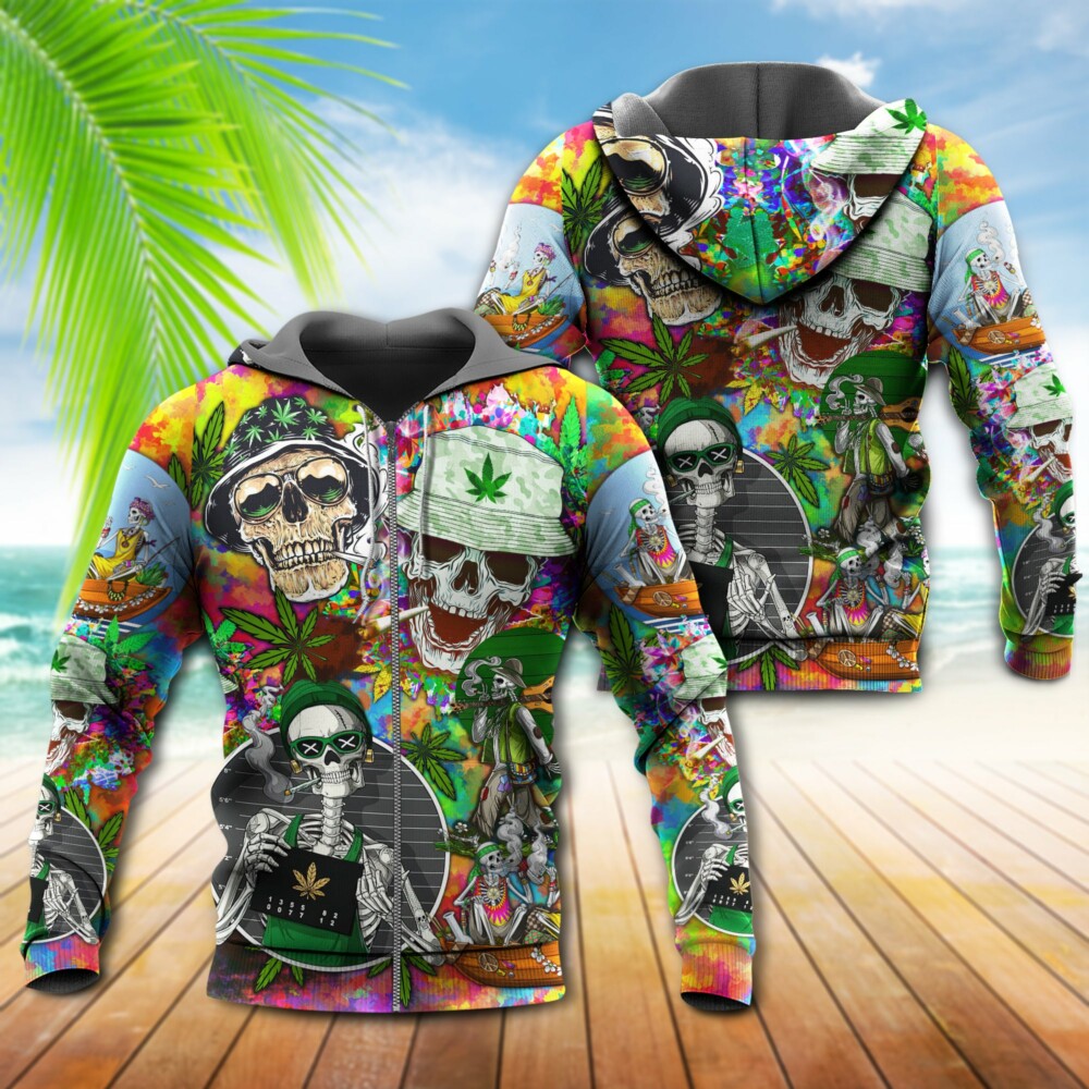Skull Love Green So Cute - Hoodie - Owl Ohh - Owl Ohh