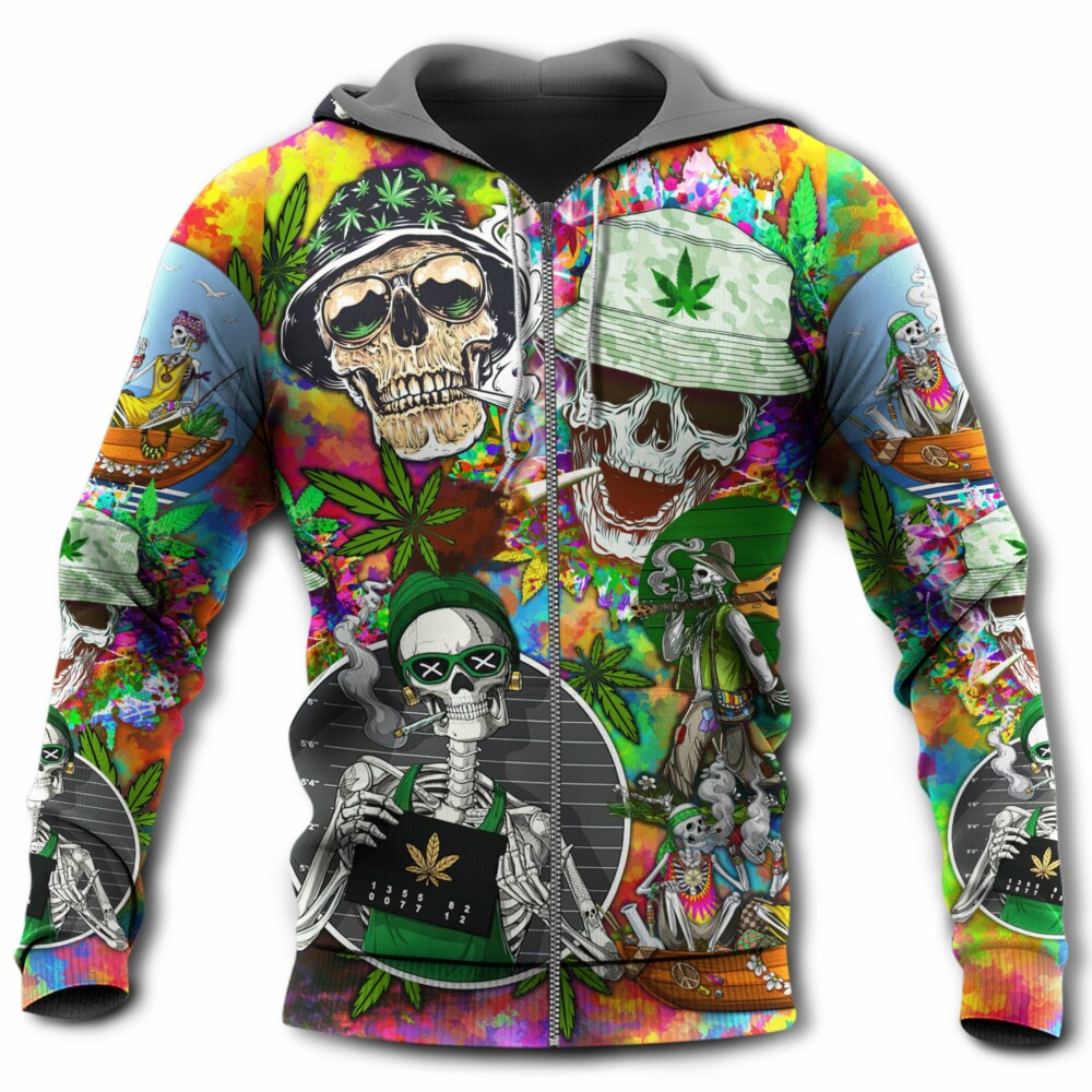 Skull Love Green So Cute - Hoodie - Owl Ohh - Owl Ohh