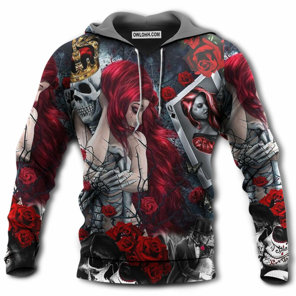Skull Love Is Life - Hoodie - Owl Ohh - Owl Ohh