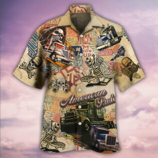 Skull Love Life Cool - Hawaiian Shirt - Owl Ohh - Owl Ohh