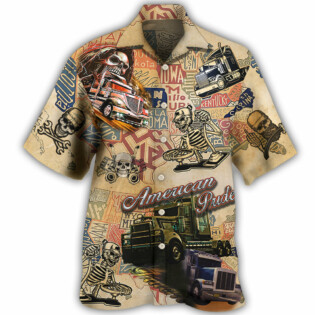 Skull Love Life Cool - Hawaiian Shirt - Owl Ohh - Owl Ohh