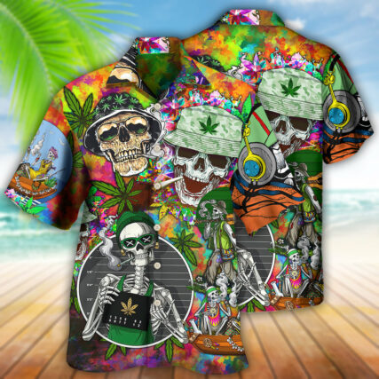 Skull Love Life So Hight - Hawaiian Shirt - Owl Ohh - Owl Ohh