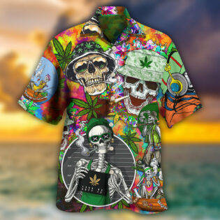 Skull Love Life So Hight - Hawaiian Shirt - Owl Ohh - Owl Ohh