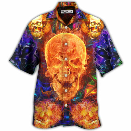 Skull Love Life We Love - Hawaiian Shirt - Owl Ohh - Owl Ohh