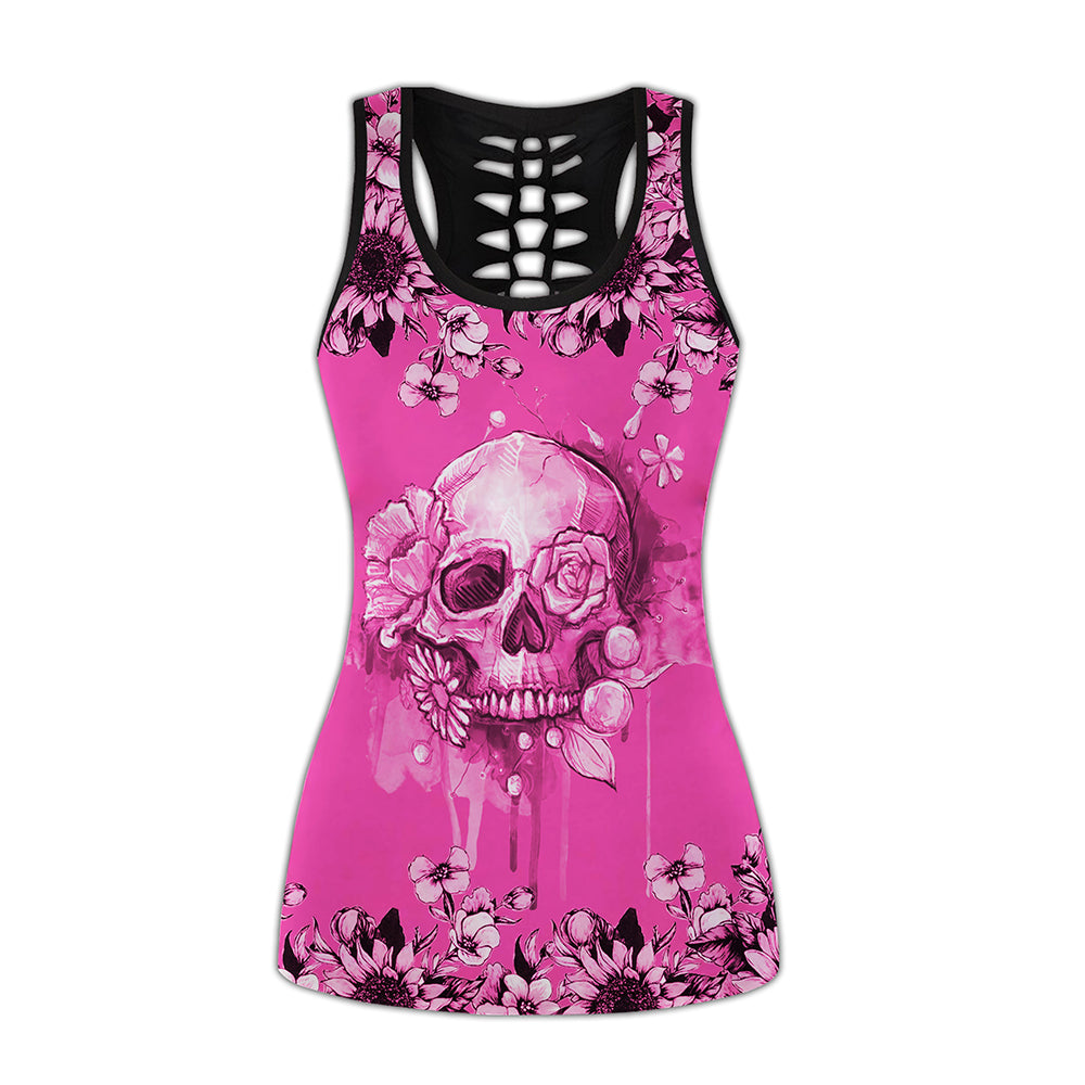 Skull Lover With Pink Style - Tank Top Hollow - Owl Ohh - Owl Ohh