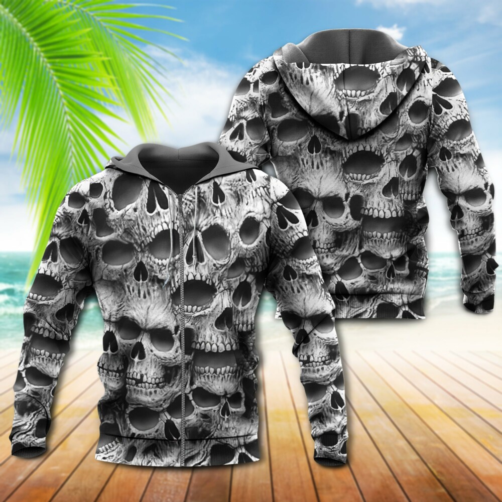 Skull No Fear No Pain - Hoodie - Owl Ohh - Owl Ohh