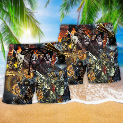 Skull No Guts No Glory Cool - Beach Short - Owl Ohh - Owl Ohh