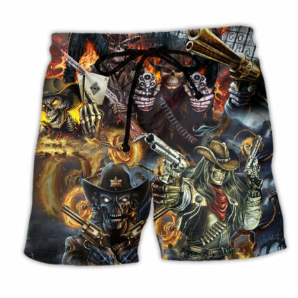 Skull No Guts No Glory Cool - Beach Short - Owl Ohh - Owl Ohh