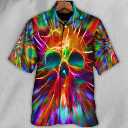 Skull Rainbow Color Love Style - Hawaiian Shirt - Owl Ohh - Owl Ohh