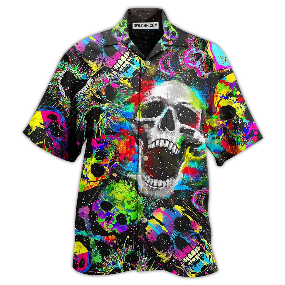 Skull Scare Cool Style - Hawaiian Shirt - Owl Ohh - Owl Ohh