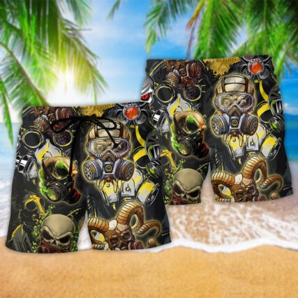Skull Sign Style Cool - Beach Short - Owl Ohh - Owl Ohh