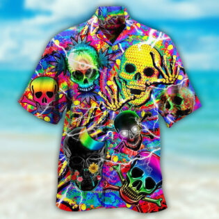 Skull Sweet Skull Say Hi - Hawaiian Shirt - Owl Ohh - Owl Ohh