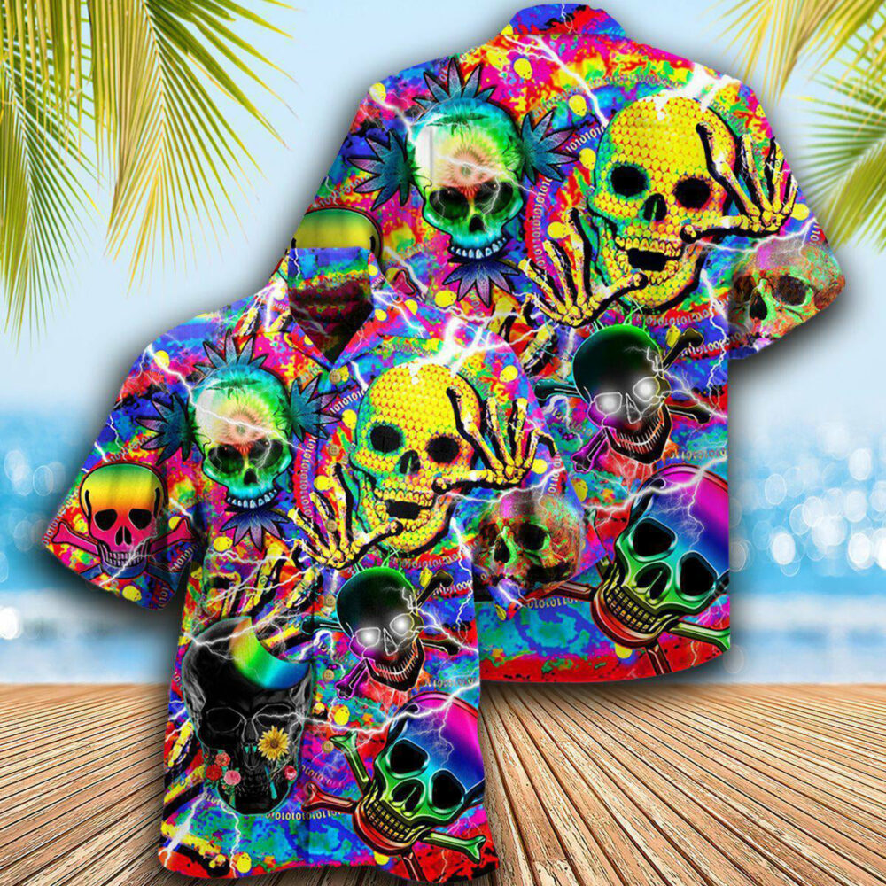 Skull Sweet Skull Say Hi - Hawaiian Shirt - Owl Ohh - Owl Ohh