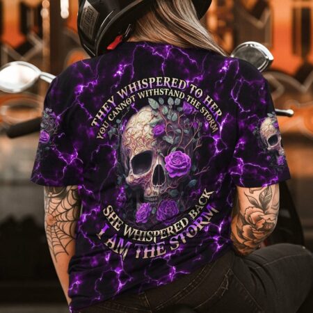I AM THE STORM ROSE SKULL ALL OVER PRINT - TLNO2703234