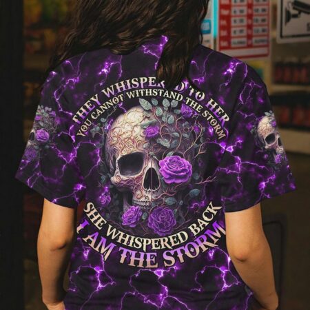 I AM THE STORM ROSE SKULL ALL OVER PRINT - TLNO2703234