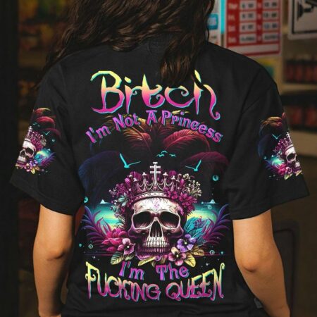 I'M THE F QUEEN OCEAN SKULL ALL OVER PRINT - TLTW2404231