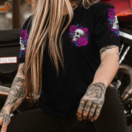 I KNOW MY LIMITS SKULL ROSE ALL OVER PRINT - YHHG0304232