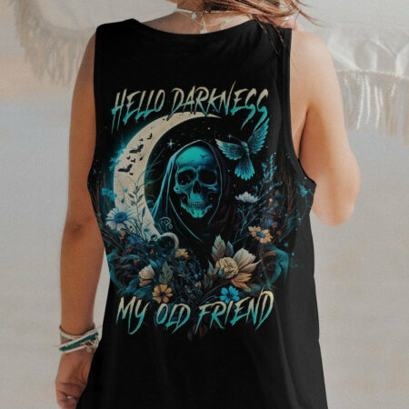 HELLO DARKNESS MY OLD FRIEND REAPER CRESCENT MOON ALL OVER PRINT - TLNT1204231