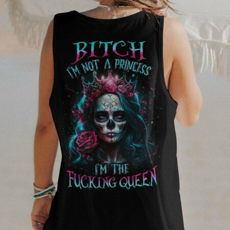 I'M THE F QUEEN SUGAR SKULL ALL OVER PRINT - YHLN1104231