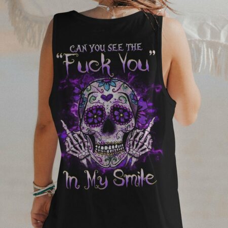 CAN YOU SEE THE F YOU SKULL ALL OVER PRINT - YHHG2903231