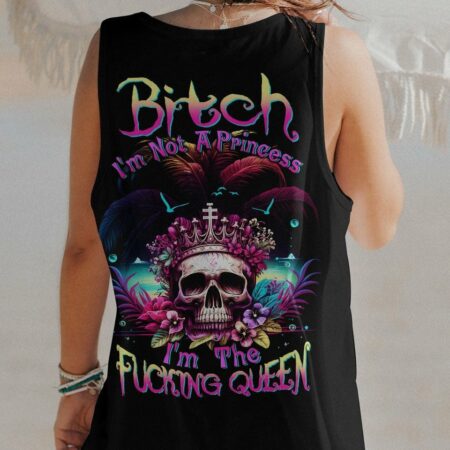 I'M THE F QUEEN OCEAN SKULL ALL OVER PRINT - TLTW2404231