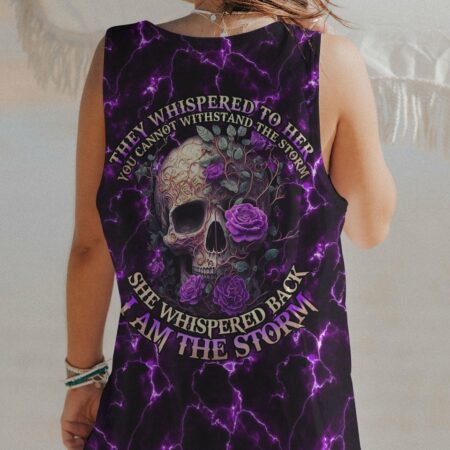 I AM THE STORM ROSE SKULL ALL OVER PRINT - TLNO2703234
