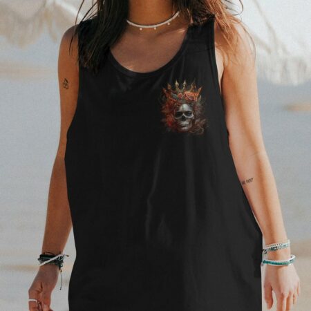 I'M THE F QUEEN ROSE SKULL ALL OVER PRINT - TLNO3003233