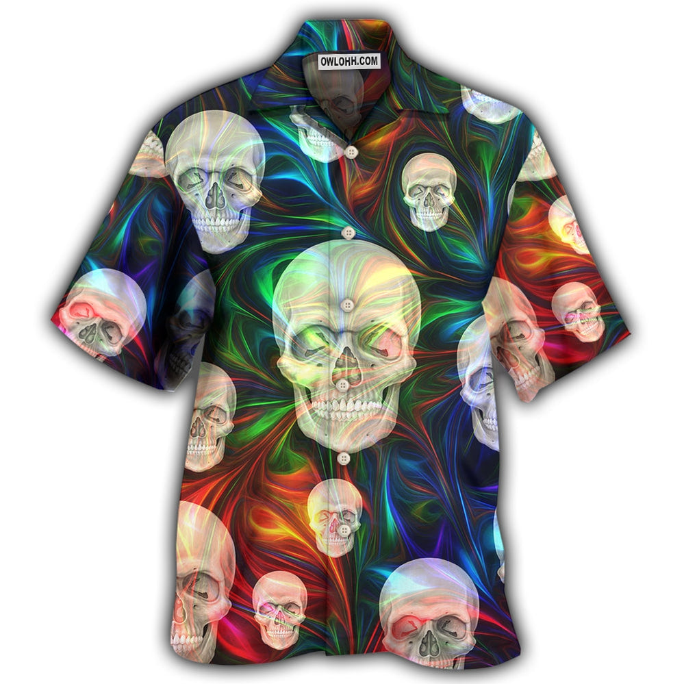 Skull The Magical Life - Hawaiian Shirt - Owl Ohh - Owl Ohh